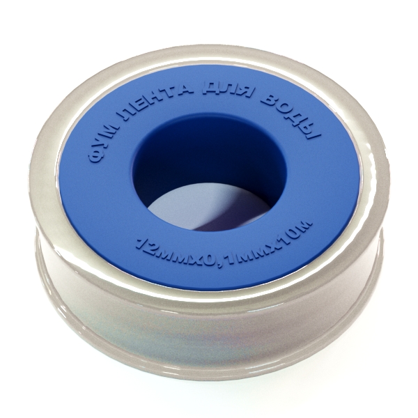 Лента ФУМ PTFE 6020 12ммх0,1ммх10м катушка среда: вода Aquasfera