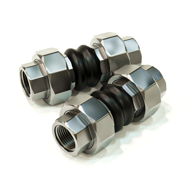 Компенсатор резиновый муфтовый (гибкая вставка) Ду-20 G 3/4 Ру-16 EPDM L=200мм