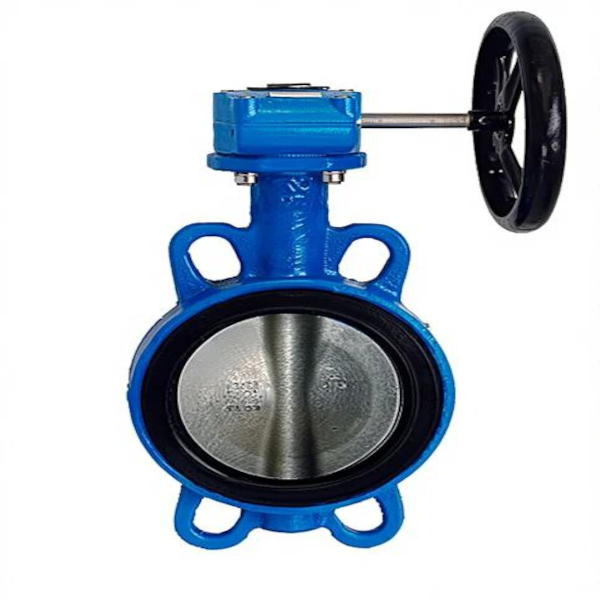 Затвор поворотный с нержавеющим диском с рукояткой Ду-250 Ру 6/10/16 EPDM LUG TYPE FAF 3600