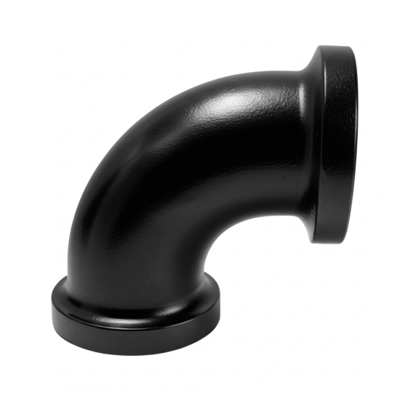 Колено фланец-гладкий конец УФГ ВЧШГ с ЦПП Ду 100