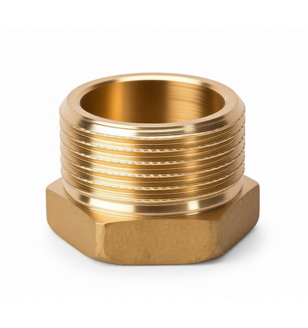 Футорка латунная ВР-НР (ВН-НАР) Ду 15-40 (1/2- 1 1/2)