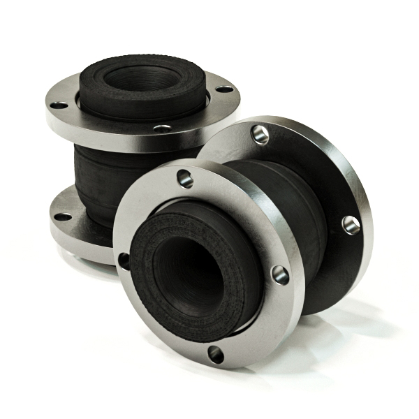 Виброкомпенсатор резиновый фланцевый (гибкая вставка) Ду-350 Ру-10 EPDM Tecofi DI7240N