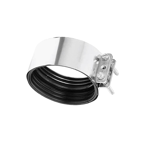 Хомут стальной оцинкованный SML Ду-150 усиливающий Kombi Kralle