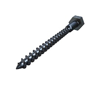 Саморез стальной оцинкованный с шестигранной головкой М8х100 DIN 571 (упак 100 шт)