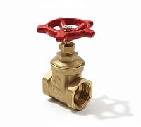 Задвижка латунная муфтовая Ду-15 Ру-16 ВР (ВН) (Т<110°С) маховик R55 Giacomini