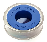 Лента ФУМ PTFE 6020 12ммх0,1ммх10м катушка среда: вода Aquasfera