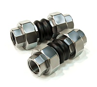 Компенсатор резиновый муфтовый (гибкая вставка) Ду-20 G 3/4" Ру-16 EPDM L=200мм