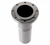 Патрубок ПФГ стальной (фланец - гладкий конец) L=1200, Ду-100