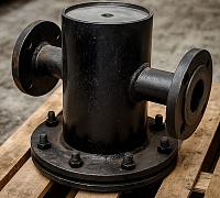 Грязевик вертикальный стальной фланцевый Ду-100 Ру-16