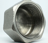 Заглушка латунная ВР (ВН) Ду-15 (1/2") никель SantechSystems