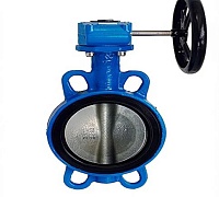 Затвор поворотный с нержавеющим диском с рукояткой Ду-250 Ру 6/10/16 EPDM LUG TYPE FAF 3600