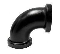 Колено фланец-гладкий конец УФГ ВЧШГ с ЦПП Ду 100