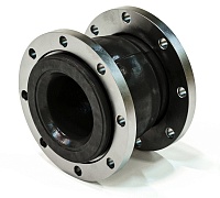 Вибровставка резиновая фланцевая Ду-100 Ру-10/16 EPDM Tecofi DI7240N