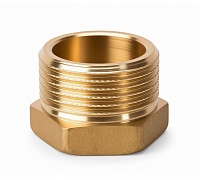Футорка латунная ВР-НР (ВН-НАР) Ду 15-40 (1/2"- 1 1/2")