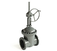 Задвижка стальная фланцевая Ду-400 Ру-25 (Т<450°С) 30с564нж