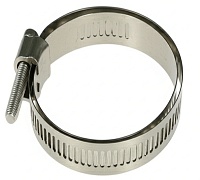Хомут червячный нержавеющий (Дн 70-90)