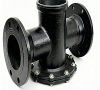 Грязевик вертикальный стальной под приварку Ду-125 Ру-16