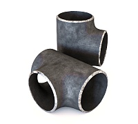 Тройник 108х4-76х3,5 (Ду 100-65) 12х18н10т переходной ГОСТ 17376