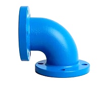 Отвод фланцевый чугунный ВЧШГ с ЦПП Ду 200